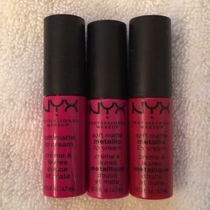 NYX MINI 2 Metallic  1 Matte lip creams